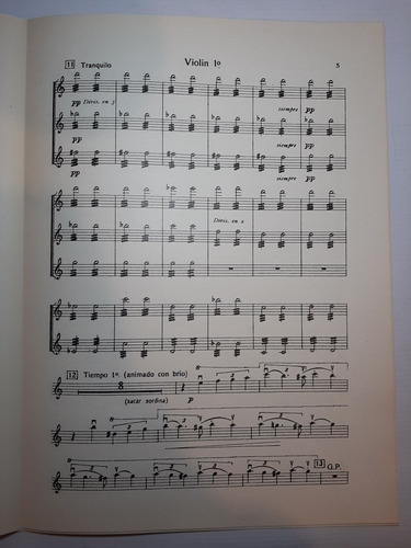 Imagen 3 de 5 de Antigua Partitura Obertura Criolla Ernesto Drangosch Ro 1099