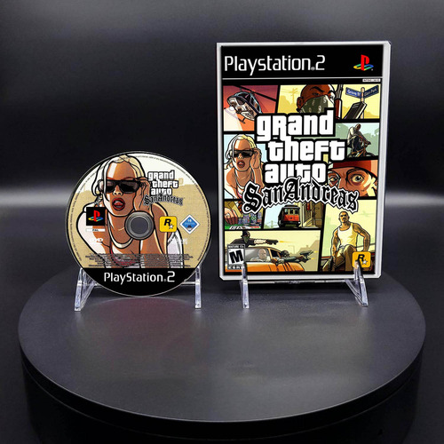 Gta Grand Theft Auto: San Andreas Estuche Y Manual Premium