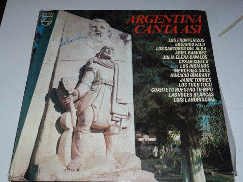 Vinilo 0770 - Argentina Canta Asi 