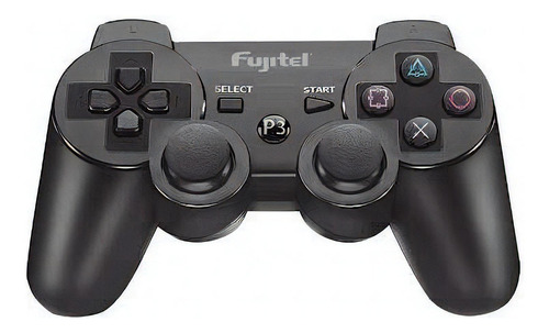 Joystick Control Inalambrico Compatible Con Ps3 Fujitel Color Negro