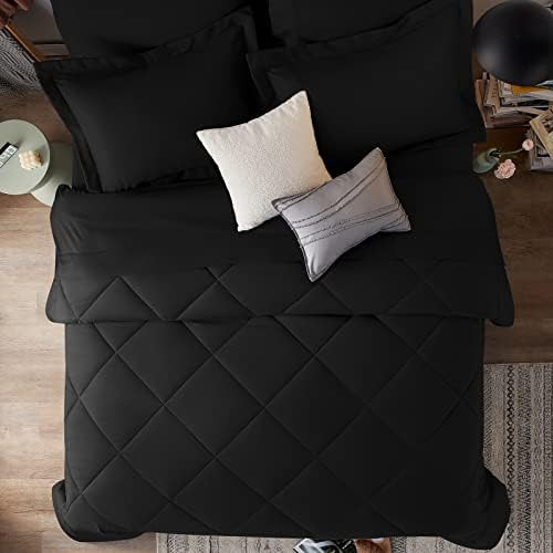 Juego De Edredón Queen Con Sábanas De 7 Pz -cozylux