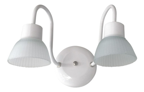 Spot Aplique De Pared Tulipa Base Redonda 2 Luces - E27