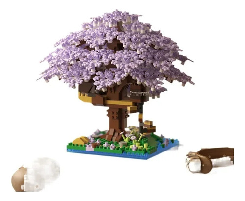 Blocos De Lego Compatíveis Com Jihui M3079 Cherry Tree House