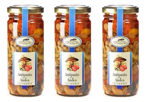 Valle Verde Antipasto De Los Andes 210gr X3 Unidades