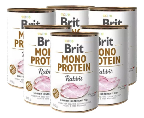 Brit Care Mono Protein Rabbit Pack 6 Un