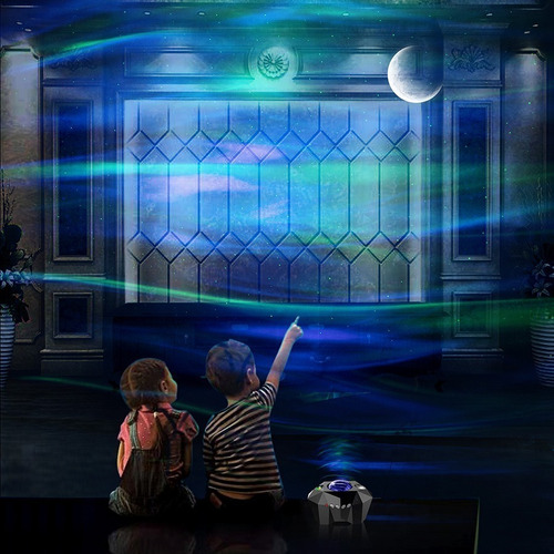 Aurora Star Light Proyección Remota Led Rgb Lámpara De Noche