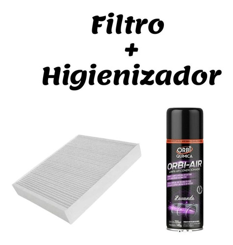 Filtro De Ar Condicionado Clio 2013-symbol + Higienizador