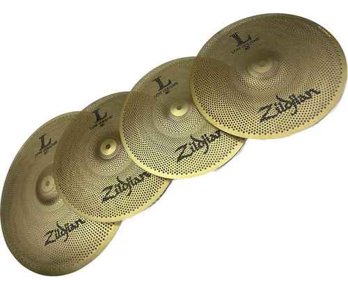 Kit Prato Silencioso V348 Zildjian 13/14/18 Novo Mostruario