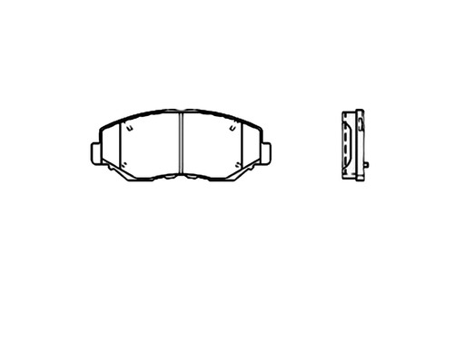 Juego  Balatas Cr-v 12-16 Delantera