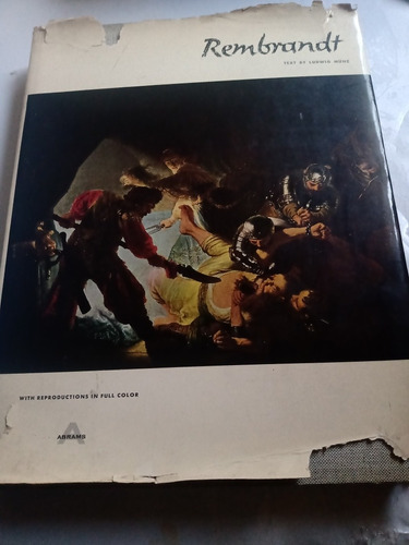 Libro Arte Rembrandt A Color Ed. De Lujo Münz En Inglés 1954