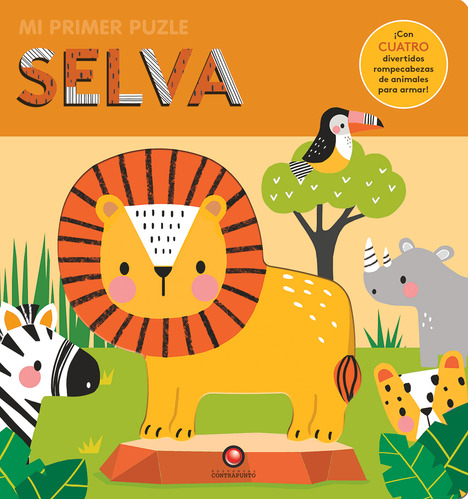 Libro Mi Primer Puzle - Selva, De Rebecca Weerasekera. Editorial Contrapunto, Tapa Dura, Edición 1 En Español, 2023