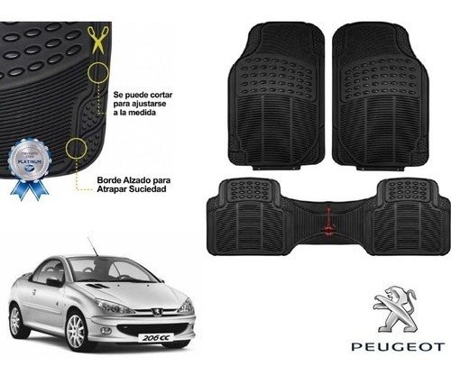 Tapetes Uso Rudo Negros Peugeot 206cc Rd 2003