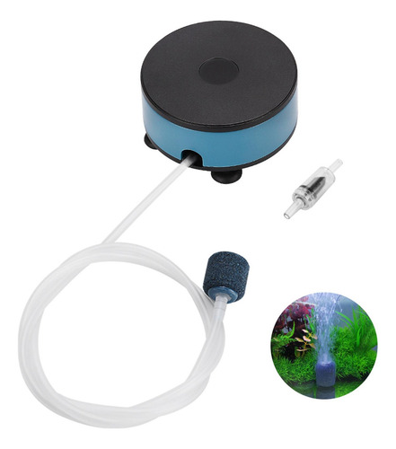 Mini Aquário Com Carregamento Usb 5v Compressor De Ar Ultra