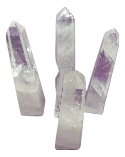 Obeliscos De Cuarzo Cristal De 9 A 10 Cms 70 A 100 Gramos.