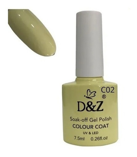 Esmalte Em Gel Coleção C D&z 7,5 Ml Led Uv Seca Cabine Unha