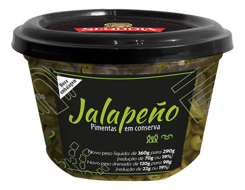 Pimenta Jalapeno Fatiada Em Conserva 290g 