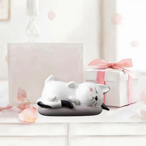 Cat Figurine Toy Collectible Toy En Miniatura 16.5x9.2x8.9cm