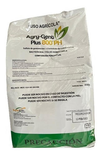Agry Gent Plus 800 Bactericida Polvo Humectable