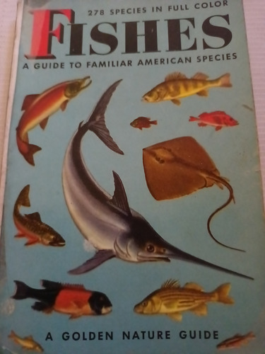 Libro Fishes Herbert S. Sin En Inglés Peces Antiguo 1956