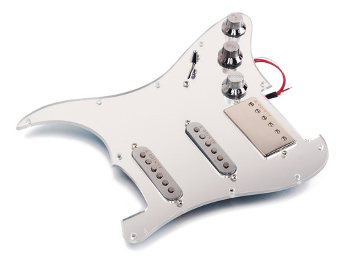 Imagen 4 de 9 de Pastillas Guitarra Pickguard Prealambrado Cargado Ssh Para