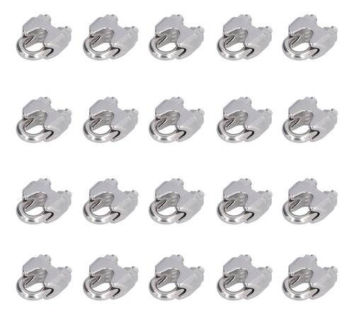 Abrazadera De Alambre, 20 Piezas, Hardware De Acero Inoxidab