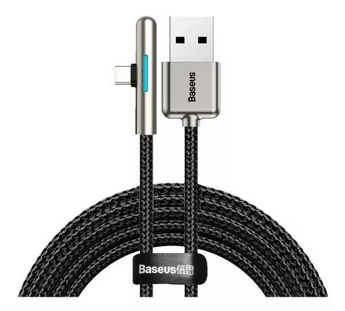 Cable Cargador Usb Tipo C 90° 2 Metros Baseus Gamer