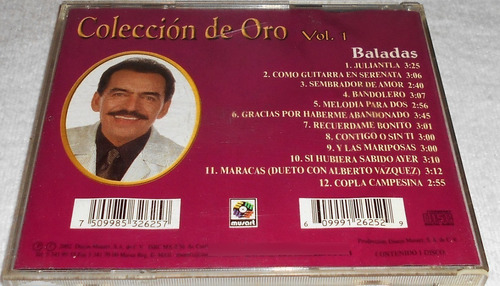 Cd Joan Sebastian / Boleros Colección De Oro (Usado)