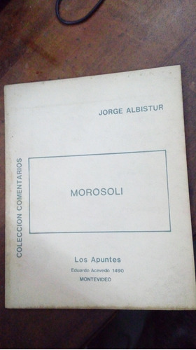 Libro Morosoli     Coleccion Comentarios