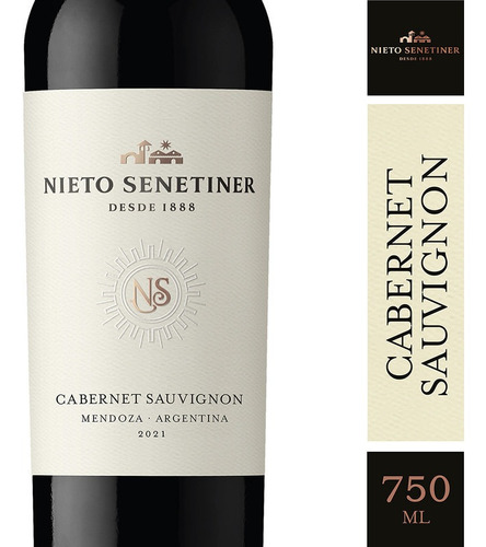 Nieto Senetiner Cabernet Sauvignon X 750 Ml