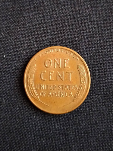 Moneda One Cent Cobre Usa 1956. J