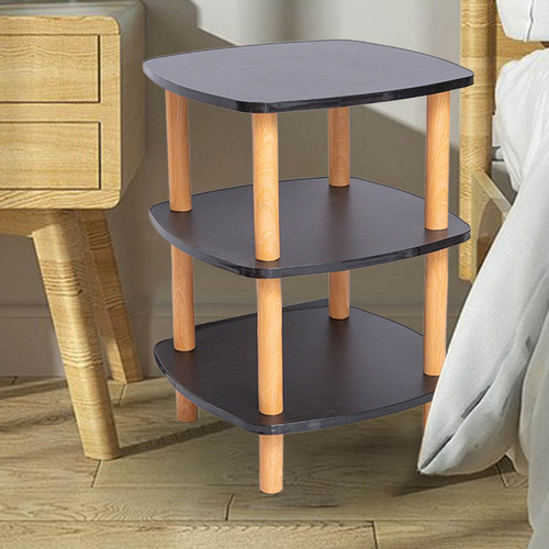 Mesa Auxiliar Pequeña Para Sofá,mesa Para Bebidas De Negro