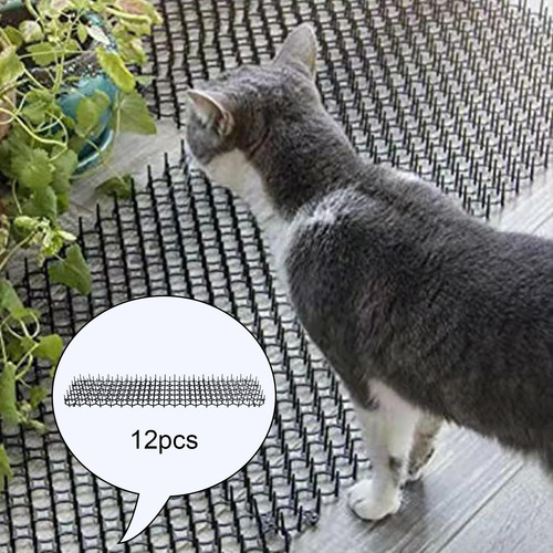 12 Alfombrillas Disuasorias Para Gatos Con Pinchos, Tira