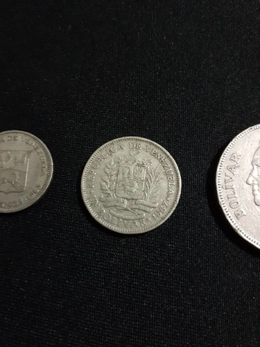 Monedas Venezolanas Antiguas Coleccionables Diferentes Años (Usado)