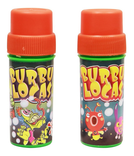 Imagen 3 de 4 de Burbujas Burbu Locas Souvenir Burbujero Infantil X 12 Uni