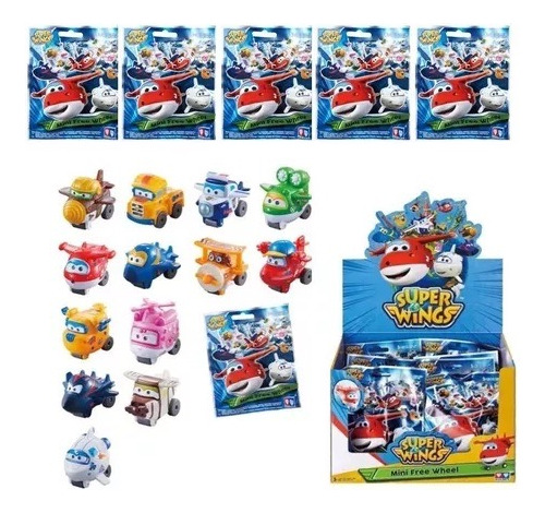 Super Wings Mini Ruedas Mágicas 5 Sobres Sorpresa