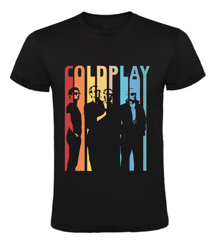 Remera Coldplay Banda Colores Tendencia Nuevo Mode Infantil