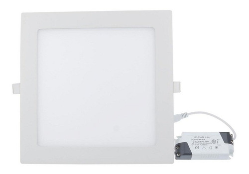 2 Panel Led 15w Spot Ojo De Buey Cuadrado Luz Blanca Techo