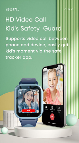 4g Kids Smart Watch Global Phone Watch Gps Tracker F6vms