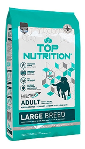 Alimento Top Nutrition Adulto Large X 15 + 3kg 