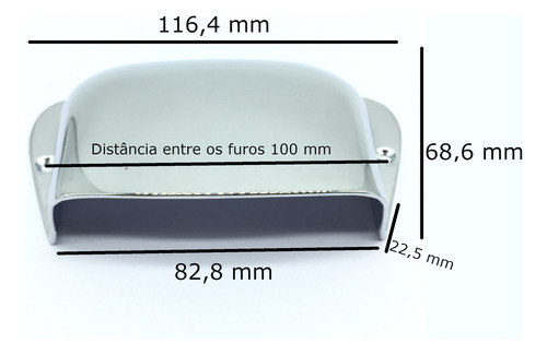 Capa Cover Ponte Cromada Vintage Baixo Jazz Bass Precisison