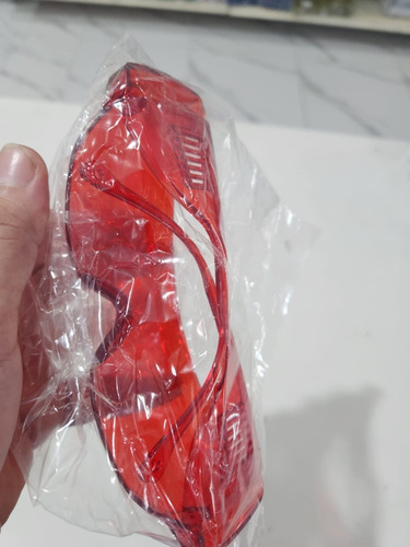 Lentes Rojos Seguridad Lampara Fotocurado Ultravioleta 2pz