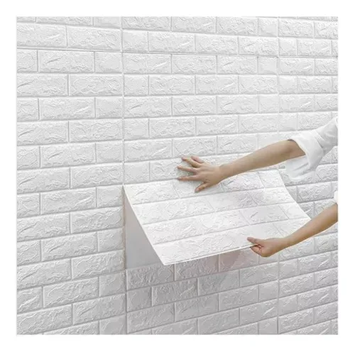 comprar 10 Lámina 3d Papel Mural Ladrillo Auto Adhesivo Para Pared