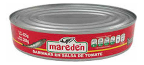 Sardina En Salsa De Tomate Mareden 425g 5 Piezas