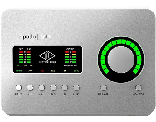 Universal Audio Apollo Solo Usb Audio Interface Negro Adapta