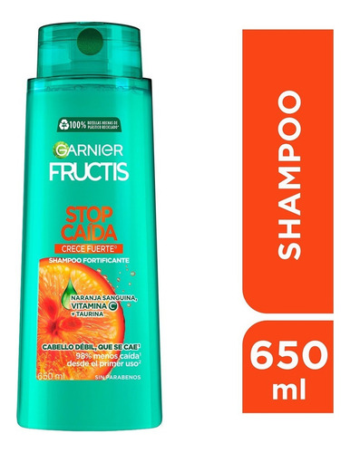 Garnier Fructis Shampoo Stop Caída Vitamina C +taurina 650ml