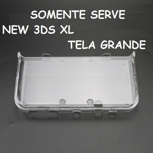 Capa Acrílico Nintendo New 3ds Xl Tela Grande C/ Case