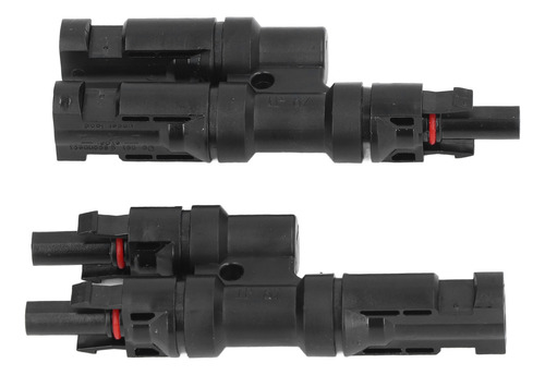 Conector Fotovoltaico, 1 Par De Ramas Solares, 2 A 1 Hembra,
