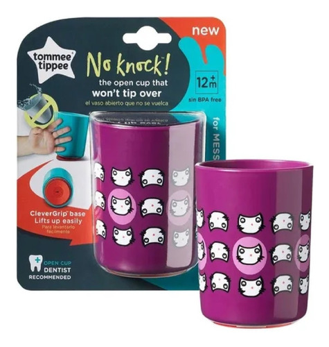 Vaso No Knock! Abierto Antivuelco Tommee Tippee 12m