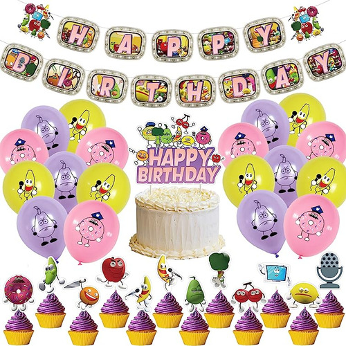 Shovelware Juego Decoracion Cumpleaños Juego Suministros Pla