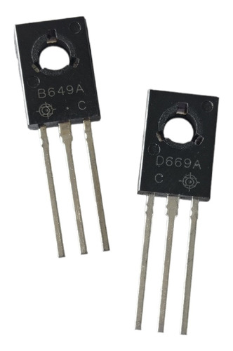 B649 D669 Pnp Npn Transistores Pack 10 Unidades (5c/u)